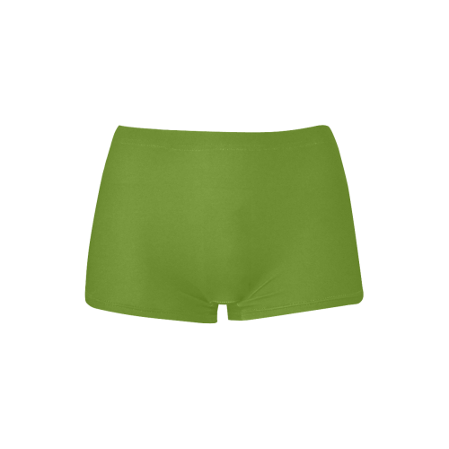 color olive drab Women's All Over Print Boyshort Panties (Model L31)