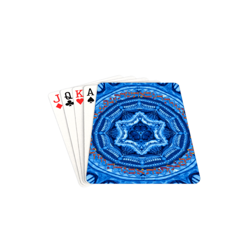 mandala maguen- 17-alphabet Playing Cards 2.5"x3.5"