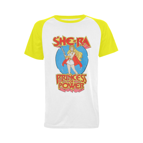 She-Ra Princess of Power Men's Raglan T-shirt (USA Size) (Model T11)