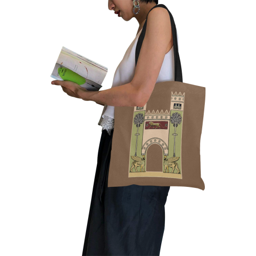 ISHTAR GATE All Over Print Canvas Tote Bag/Small (Model 1697)