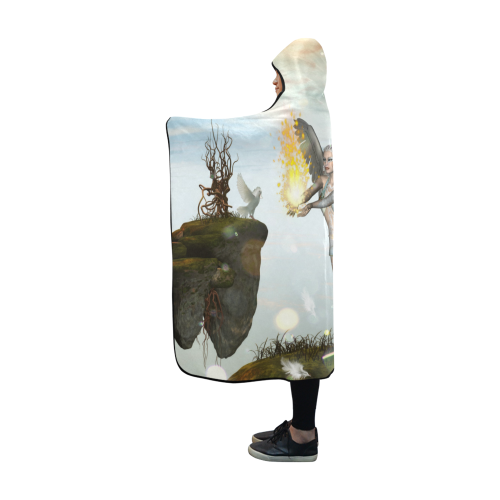 Beautiful fairy Hooded Blanket 60''x50''