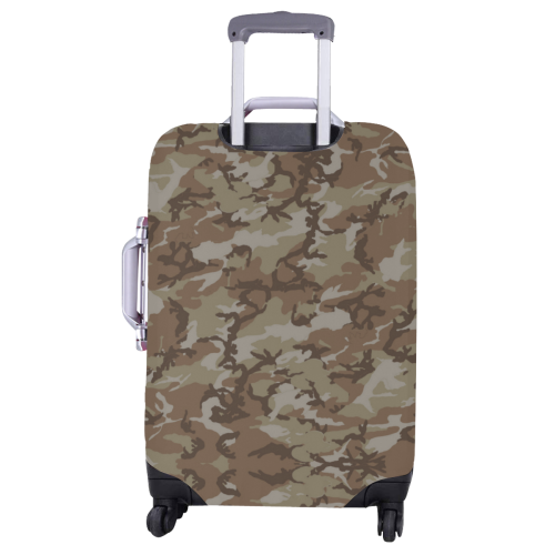 Woodland Desert Brown Camouflage Luggage Cover/Large 26"-28"
