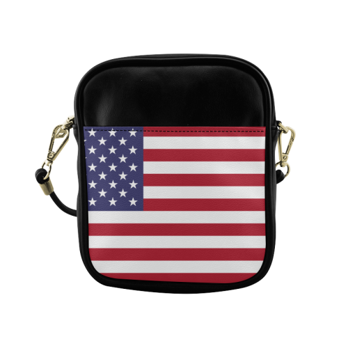 United States of America flag Sling Bag (Model 1627)