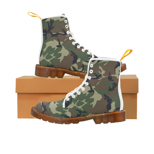 CAMOUFLAGE-WOODLAND 4 Martin Boots For Women Model 1203H