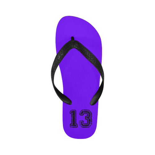 Number Thirteen Flip Flops for Men/Women (Model 040)