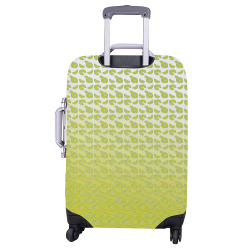 green lime fruit pattern Luggage Cover/Large 26"-28"