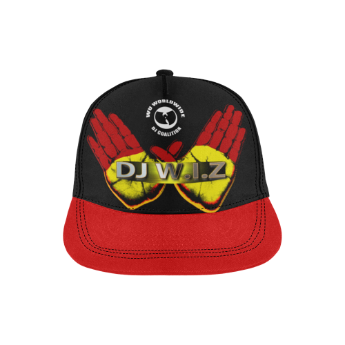 DJ W.I.Z Legend All Over Print Snapback Hat D