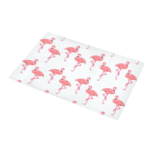 Classic Pink Flamingos Pattern Bath Rug 16''x 28''