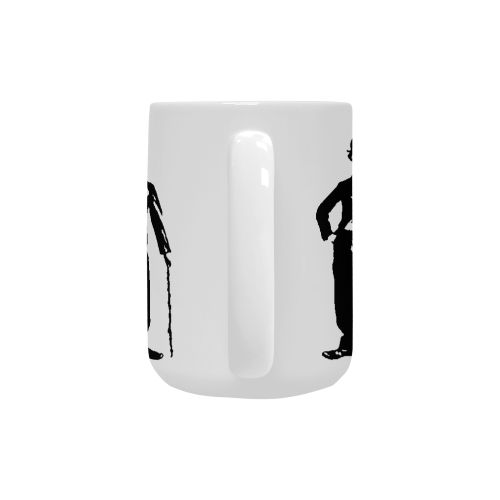 charlie chaplin Custom Ceramic Mug (15OZ)