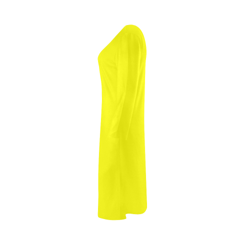 color yellow Bateau A-Line Skirt (D21)