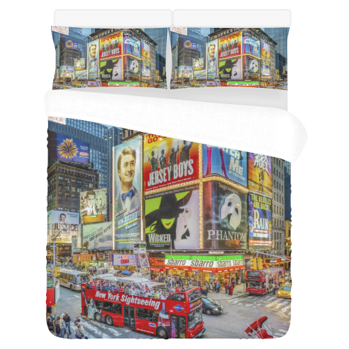 Times Square III Special Finale Color Edition 3-Piece Bedding Set