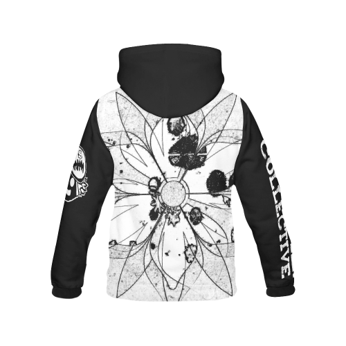 capital KYD face flower hoodie All Over Print Hoodie for Men/Large Size (USA Size) (Model H13)