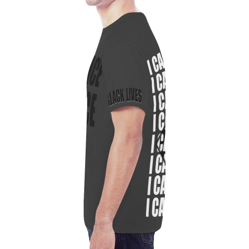 black lives New All Over Print T-shirt for Men/Large Size (Model T45)