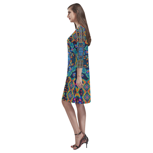 Latesstest design june 2020 Rhea Loose Round Neck Dress(Model D22)