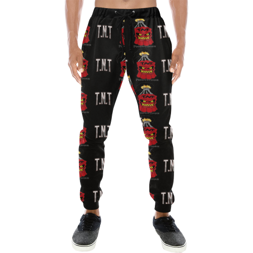 Nitro Joggers Men's All Over Print Sweatpants/Large Size (Model L11)
