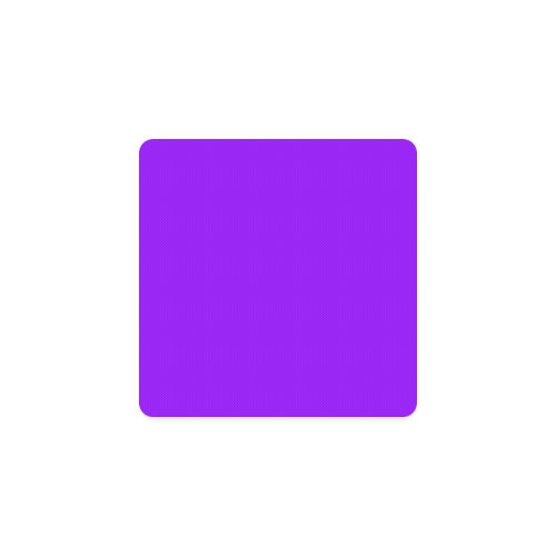 color electric violet Square Coaster