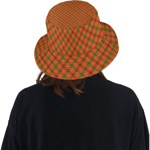 Tami plaid tartan for hunting season / fall All Over Print Bucket Hat