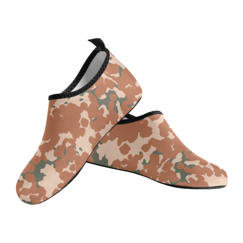 Danish M84 Desert camouflage Men's Slip-On Water Shoes (Model 056)