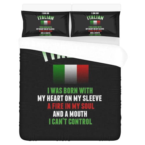 I'm Am An Italian 3-Piece Bedding Set
