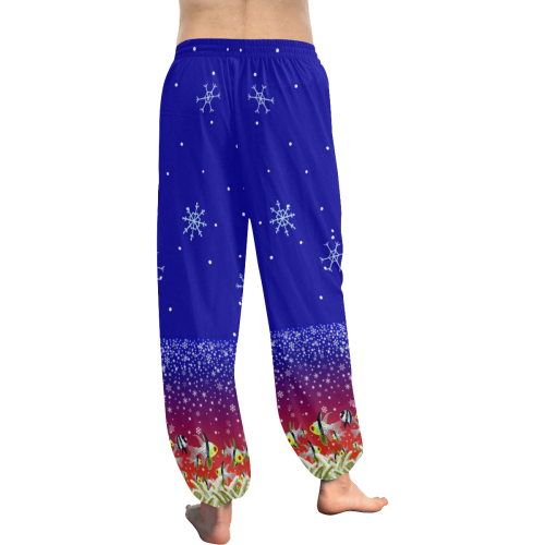 Ugly Christmas Holiday Fishes Women's All Over Print Harem Pants (Model L18)
