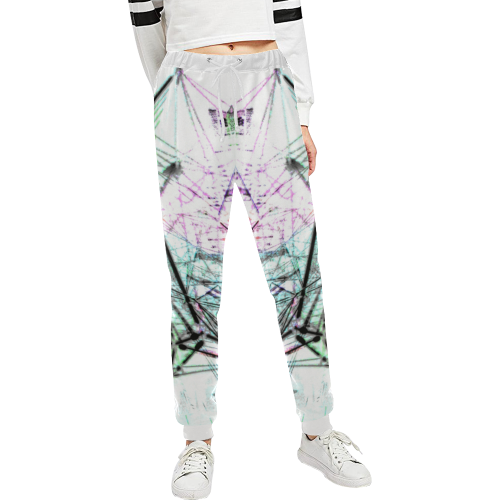 Abstracted Unisex All Over Print Sweatpants (Model L11)