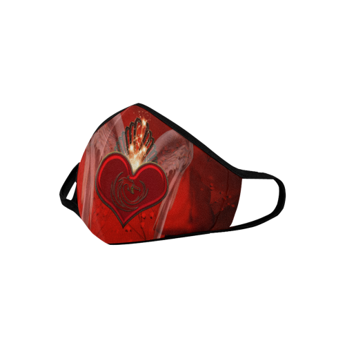 Heart with wings Mouth Mask
