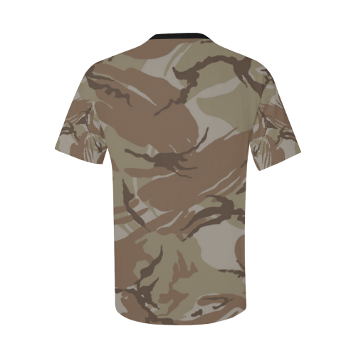 CAMOUFLAGE-DESERT Men's All Over Print T-Shirt with Chest Pocket (Model T56)