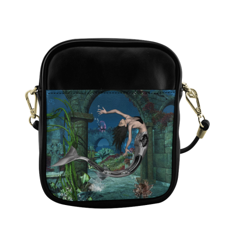 Wonderful mermaid Sling Bag (Model 1627)