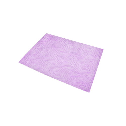 Ayumi Purple Cotton Candy Shag Area Rug 5'x3'3''