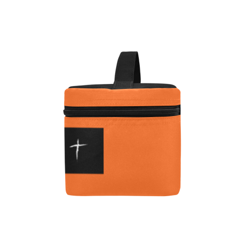 Orange Cosmetic Bag/Large (Model 1658)