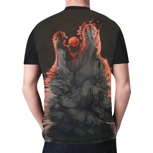 Wolf T-Shirt New All Over Print T-shirt for Men (Model T45)