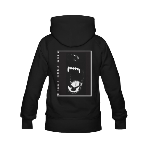 Bare Your Teeth Men's Classic Hoodie (Remake) (Model H10)