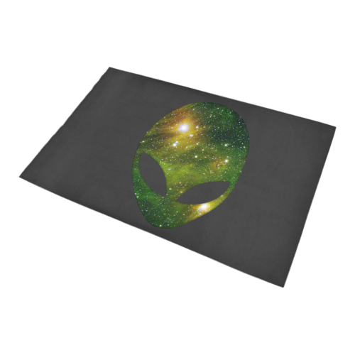 Cosmic Alien - Galaxy - Stars Bath Rug 20''x 32''