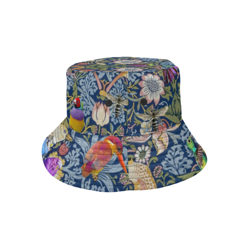 Williams Birds All Over Print Bucket Hat