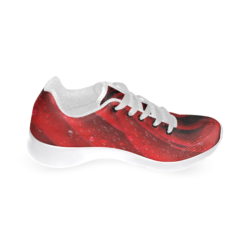 Red rosa Women's Running Shoes/Large Size (Model 020)