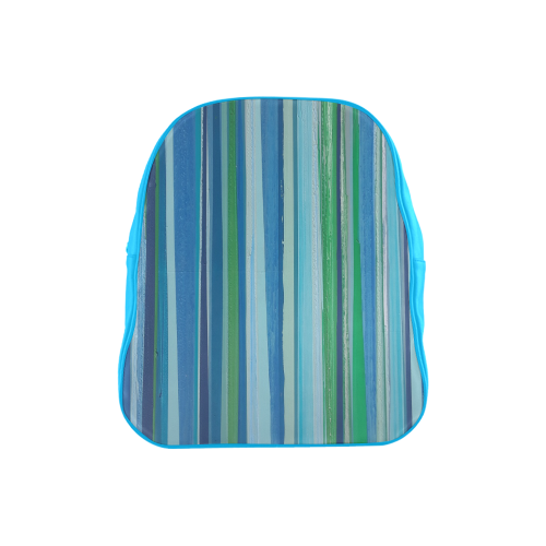 painted stripe School Backpack (Model 1601)(Small)