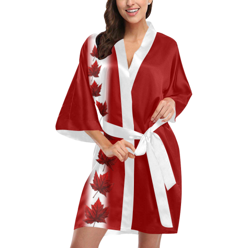 Canada  Robes Canada Souvenir Kimono Robe