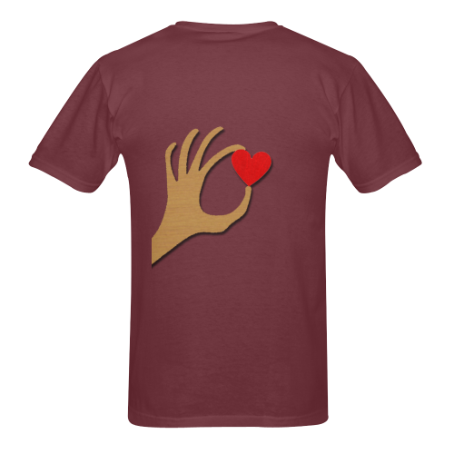 Heart Sunny Men's T- shirt (Model T06)