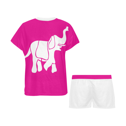 white elephant Women's Short Pajama Set