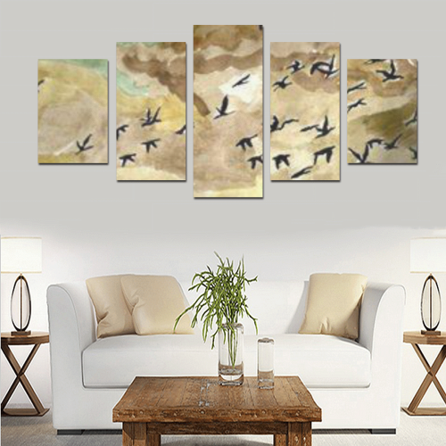 Birds Canvas Print Sets D (No Frame)