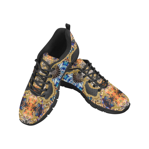 Luxury Abstract Design Men's Breathable Running Shoes (Model 055)
