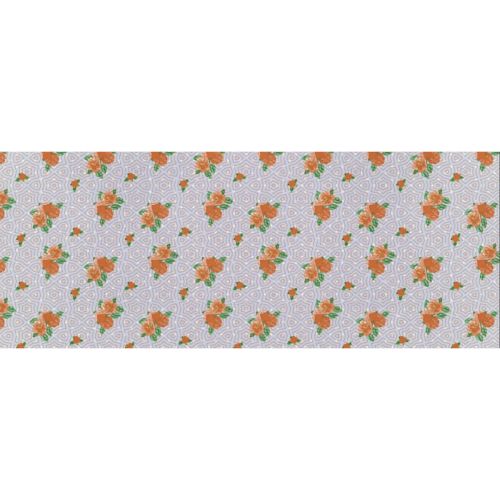 Roses and Pattern 1A by JamColors Gift Wrapping Paper 58"x 23" (2 Rolls)