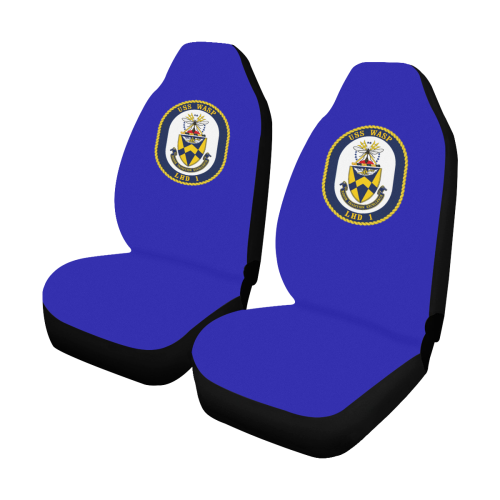USS Wasp (LHD-1) Car Seat Covers (Set of 2)