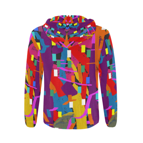 CONFETTI NIGHTS 2 All Over Print Full Zip Hoodie for Men/Large Size (Model H14)