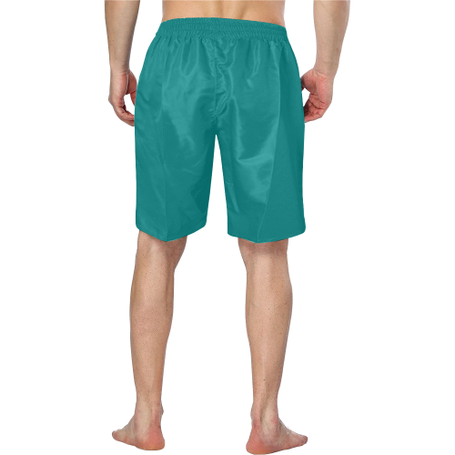 color teal Men's Swim Trunk (Model L21)