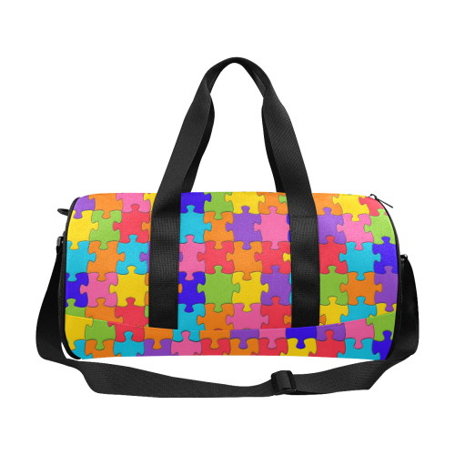 Rainbow Jigsaw Puzzle Duffle Bag (Model 1679)