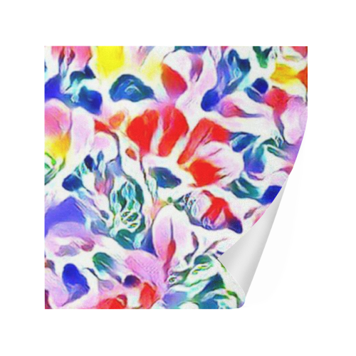 Floral Summer Greetings 1A by JamColors Gift Wrapping Paper 58"x 23" (2 Rolls)