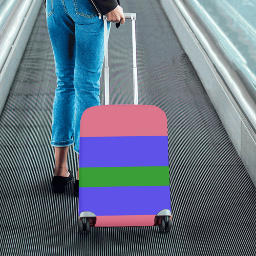 Trigender Flag Luggage Cover/Small 18"-21"