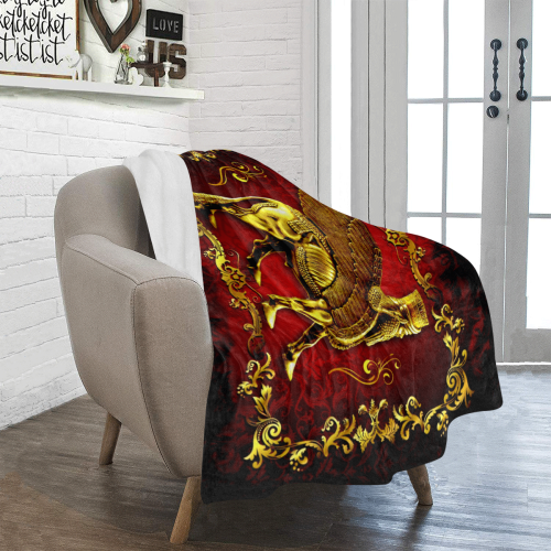 Lamassu Gold Ultra-Soft Micro Fleece Blanket 40"x50"