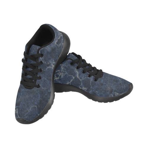 Marble Blue Women's Running Shoes/Large Size (Model 020)